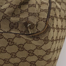 GUCCI GG Canvas Web Sherry Line Shoulder Bag 3 Set Beige Navy Auth 180976-8