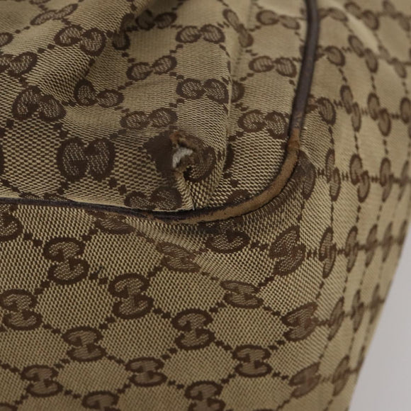 GUCCI GG Canvas Web Sherry Line Shoulder Bag 3 Set Beige Navy Auth 180976