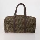 Christian Dior Fendi Zucchino Canvas Honeycomb Canvas Bag 5 Set Auth 180978-3