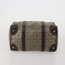 CELINE Macadam Canvas C Sulky Bag PVC Leather 5 Set Brown Beige Auth 180979-11