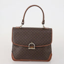 CELINE Macadam Canvas C Sulky Bag PVC Leather 5 Set Brown Beige Auth 180979-13