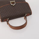 CELINE Macadam Canvas C Sulky Bag PVC Leather 5 Set Brown Beige Auth 180979-15