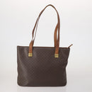CELINE Macadam Canvas C Sulky Bag PVC Leather 5 Set Brown Beige Auth 180979-2