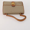 CELINE Macadam Canvas C Sulky Bag PVC Leather 5 Set Brown Beige Auth 180979-20