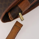 CELINE Macadam Canvas C Sulky Bag PVC Leather 5 Set Brown Beige Auth 180979-27
