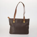 CELINE Macadam Canvas C Sulky Bag PVC Leather 5 Set Brown Beige Auth 180979-3