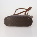 CELINE Macadam Canvas C Sulky Bag PVC Leather 5 Set Brown Beige Auth 180979-6