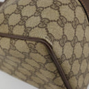 GUCCI GG Supreme Web Sherry Line Boston Bag PVC Beige Gold 39 02 007 Auth 181103-14