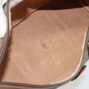 GUCCI GG Supreme Web Sherry Line Boston Bag PVC Beige Gold 39 02 007 Auth 181103-11