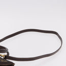 FENDI Zucca Canvas Hand Bag 2way Black Brown Auth 181104-10