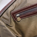 FENDI Zucca Canvas Hand Bag 2way Black Brown Auth 181104-25