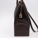 FENDI Zucca Canvas Hand Bag 2way Black Brown Auth 181104-5
