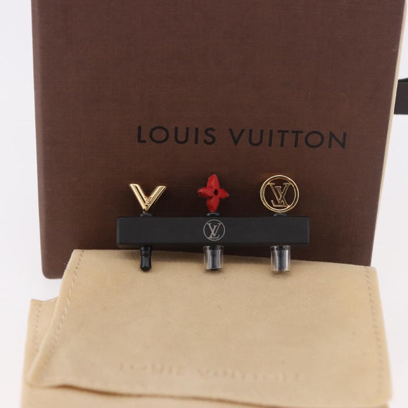 LOUIS VUITTON Oordopje metaal Goud M61014 LV Auth 181106