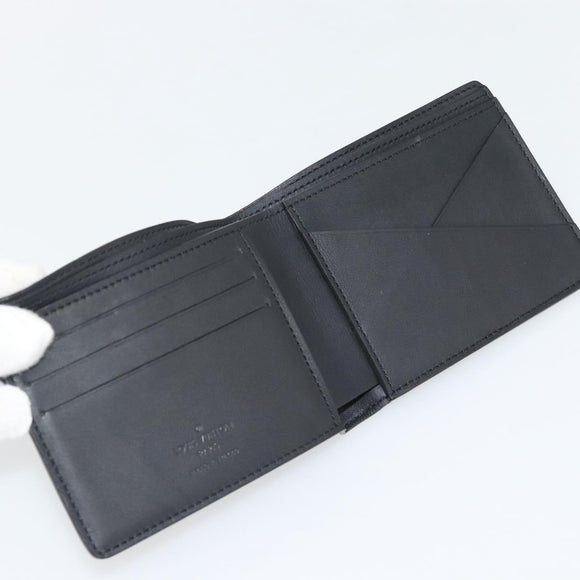 LOUIS VUITTON Damier Infini Portefeuille Multipull Onyx N63124 LV Auth 181107V