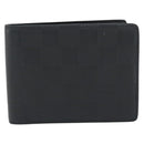 LOUIS VUITTON Damier Infini Portefeuille Multipull Onyx N63124 LV Auth 181107V-13
