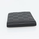 LOUIS VUITTON Damier Infini Portefeuille Multipull Onyx N63124 LV Auth 181107V-4