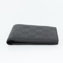 LOUIS VUITTON Damier Infini Portefeuille Multipull Onyx N63124 LV Auth 181107V-6