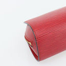 LOUIS VUITTON Epi Dauphine PM Pouch Castilian Red M48447 LV Auth 181108-16