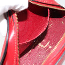 LOUIS VUITTON Epi Dauphine PM Pouch Castilian Red M48447 LV Auth 181108-11