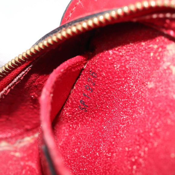 LOUIS VUITTON Epi Dauphine PM Pouch Castilian Red M48447 LV Auth 181108