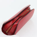 LOUIS VUITTON Epi Dauphine PM Pouch Castilian Red M48447 LV Auth 181108-5