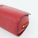 LOUIS VUITTON Epi Dauphine PM Pouch Castilian Red M48447 LV Auth 181108-7