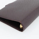 LOUIS VUITTON Taiga Leather Agenda MM Planner Cover Acajou R20416 Auth 181110-15