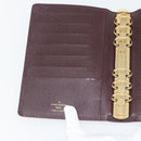 LOUIS VUITTON Taiga Leather Agenda MM Planner Cover Acajou R20416 Auth 181110-18