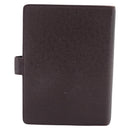 LOUIS VUITTON Taiga Leather Agenda MM Planner Cover Acajou R20416 Auth 181110-2