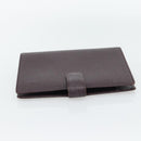 LOUIS VUITTON Taiga Leather Agenda MM Planner Cover Acajou R20416 Auth 181110-3