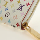 LOUIS VUITTON Monogram Multicolor Zippy Wallet White M60241 LV Auth 181112V-16