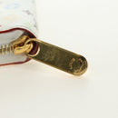 LOUIS VUITTON Monogram Multicolor Zippy Wallet White M60241 LV Auth 181112V-8