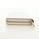 LOUIS VUITTON Monogram Multicolor Zippy Wallet White M60241 LV Auth 181112V-3