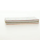 LOUIS VUITTON Monogram Multicolor Zippy Wallet White M60241 LV Auth 181112V-5