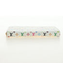LOUIS VUITTON Monogram Multicolor Zippy Wallet White M60241 LV Auth 181112V-6