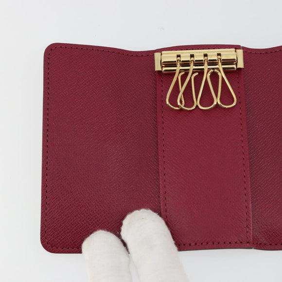 LOUIS VUITTON Monogram Multicles 4 Key Case Fuchsia M62631 Auth 181113V