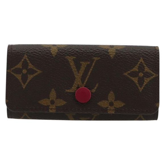 LOUIS VUITTON Monogram Multicles 4 Key Case Fuchsia M62631 Auth 181113V
