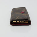 LOUIS VUITTON Monogram Multicles 4 Key Case Fuchsia M62631 Auth 181113V-4