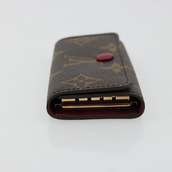 LOUIS VUITTON Monogram Multicles 4 Key Case Fuchsia M62631 Auth 181113V
