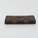 LOUIS VUITTON Monogram Multicles 4 Key Case Fuchsia M62631 Auth 181113V-5