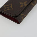 LOUIS VUITTON Monogram Multicles 4 Key Case Fuchsia M62631 Auth 181113V-14