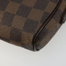 LOUIS VUITTON Damier Ebene Pochette Ipanema Schoudertas N51296 LV Auth 181114A-15