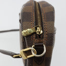 LOUIS VUITTON Damier Ebene Pochette Ipanema Schoudertas N51296 LV Auth 181114A-10