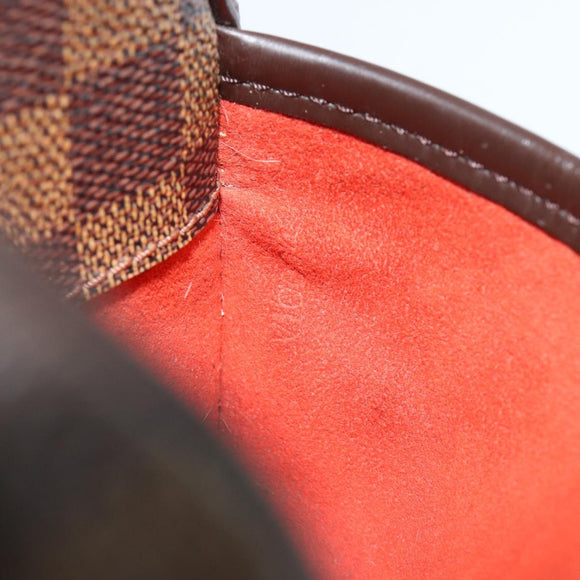 LOUIS VUITTON Damier Ebene Pochette Ipanema Schoudertas N51296 LV Auth 181114A