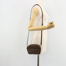 LOUIS VUITTON Damier Ebene Pochette Ipanema Schoudertas N51296 LV Auth 181114A-21
