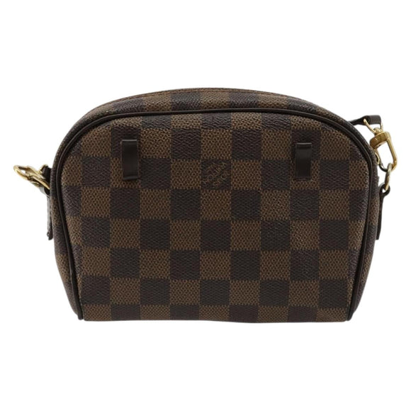 LOUIS VUITTON Damier Ebene Pochette Ipanema Schoudertas N51296 LV Auth 181114A