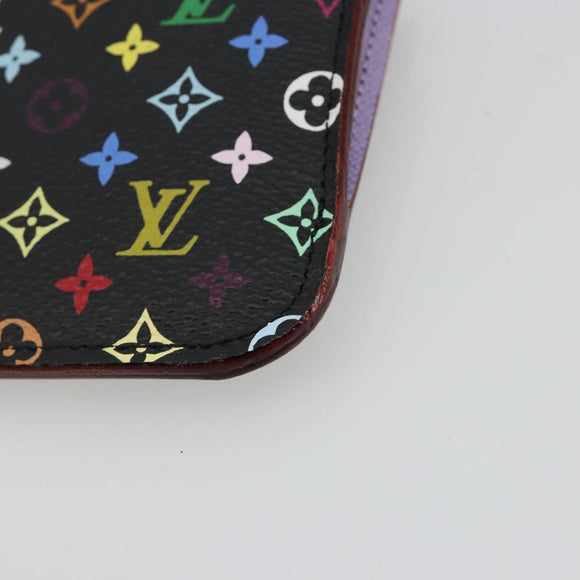 LOUIS VUITTON Multicolor Pochette Cles NM Muntportemonnee Zwart M60279 Auth 181115V