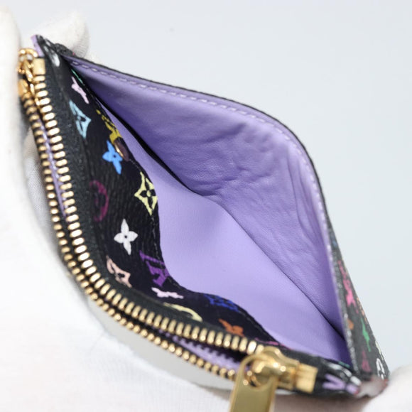 LOUIS VUITTON Multicolor Pochette Cles NM Muntportemonnee Zwart M60279 Auth 181115V