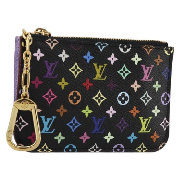 LOUIS VUITTON Multicolor Pochette Cles NM Muntportemonnee Zwart M60279 Auth 181115V