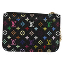 LOUIS VUITTON Multicolor Pochette Cles NM Muntportemonnee Zwart M60279 Auth 181115V-2